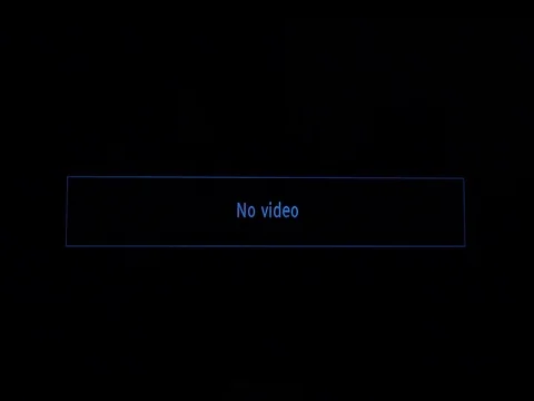 No Video. Fault in computer system, signal transmission error Stock Footage 71379769