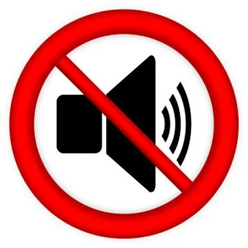 No volume icon Stock Illustration