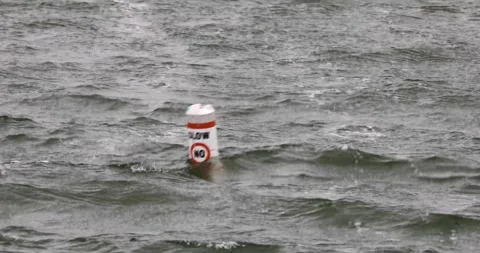 No wake zone Stock Footage 281505785