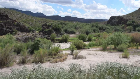 No wall US Mexican Border Stock Footage 162635587