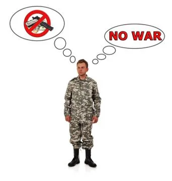 No war concept Foto stock