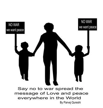 No war Stock Illustration