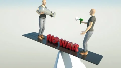 No war, protest against war Stockbeeldmateriaal 103075133