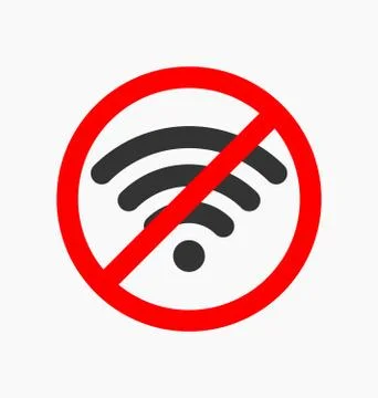 No wifi icon Stock Illustration