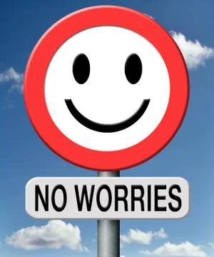 No worries Stock Illustration