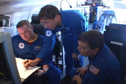 NOAA Hurricane Hunters Stock Footage 26354488