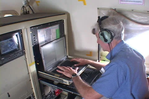 NOAA Hurricane Hunters Stock Footage 26354577