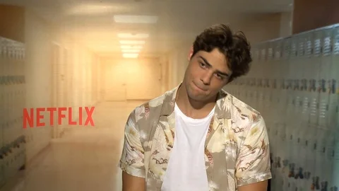 Noah Centineo talks about his movie 'To All the Boys I've Loved Before' - 2018 Video stock 102033806