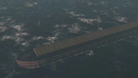Noahs ark animation Stock Footage 106291985