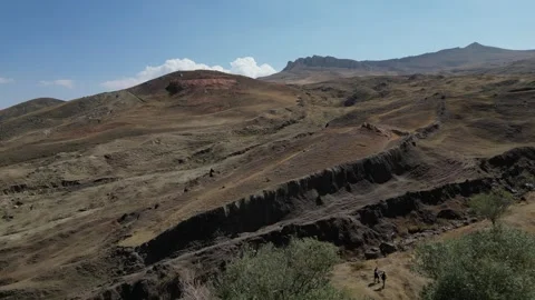 Noah's Ark, Beautiful Drone View, Mount Ararat, Durupınar site, Turkey 4K Stock Footage 259540178