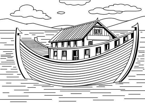 Noah's ark Stock Illustration
