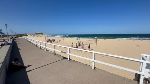 Nobby's Beach in Newcastle Stock Footage 287961766