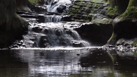 Nobeyama Falls Up Video stock 327826861