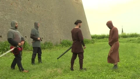 Noble and pilgrim Stock Footage 140599320