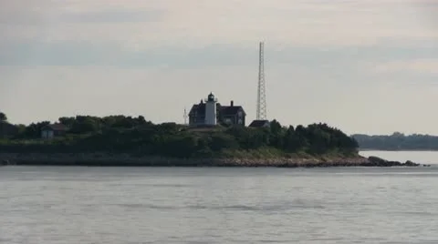 The nobska light house Cape Cod Stock Footage 12252153
