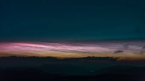 Noctilucent Clouds Stock Footage 203976573