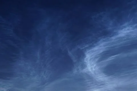 Noctilucent clouds Stock Photos