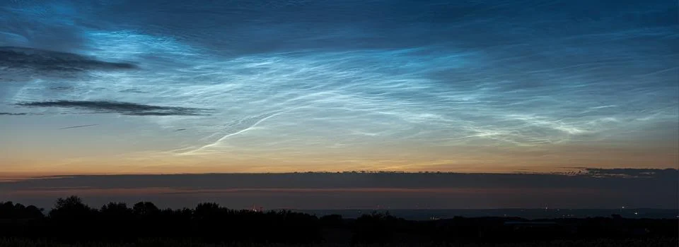 Noctilucent Clouds Stock Photos