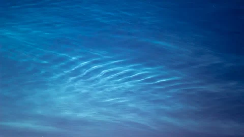 Noctilucent clouds scenic time lapse. Stock Footage 159373858