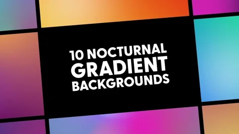 Nocturnal Gradıent Backgrounds Stock After Effects