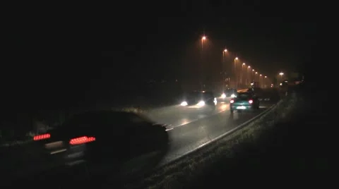 Nocturnal roads 07 Stock Footage 8987941