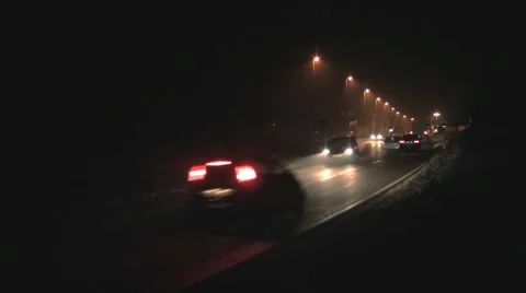 Nocturnal roads 08 Stock Footage 8988057