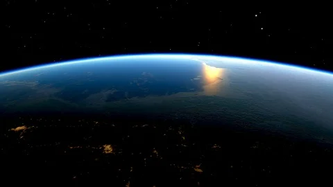 Nocturne side of Earth. Stock Footage 123090229