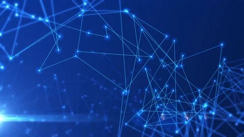 Node based digital data driven system Stock Footage 168875902