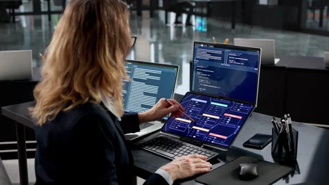 Node Editor Online Security Stock Footage 329303018