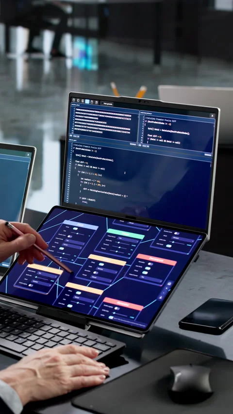 Node Editor Online Security Video stock 330252513