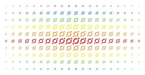 Node Link Spectral Halftone Pattern イラスト素材