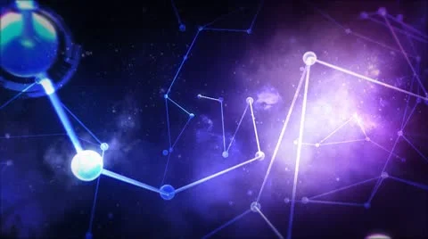 Node Network Stock Footage 8913357