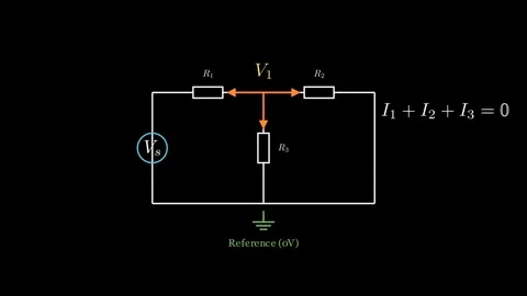 Node Voltage Method Stock Footage 333892786