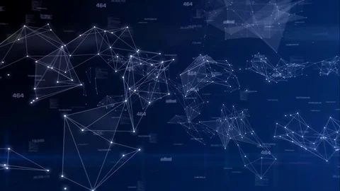 Nodes connections. Stock Footage 70167055