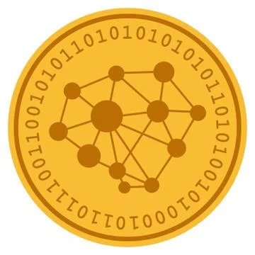 Nodes Network Digital Coin Illustrazione stock