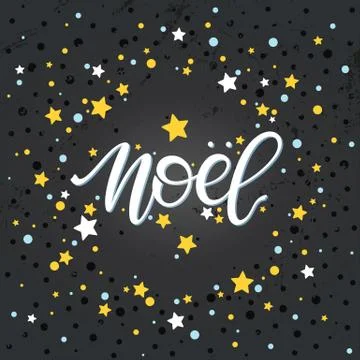 Noel poster Stock Illustration