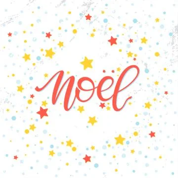 Noel poster  Stock Illustration