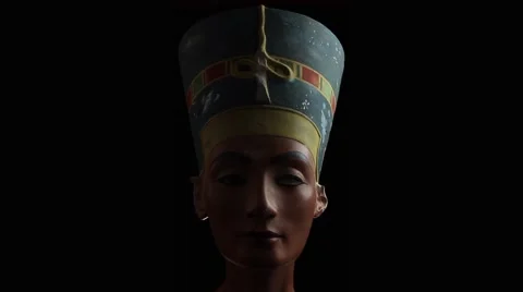 Nofretete come in to the light 库存影片 48190899