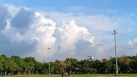 Noida , india - clouds , A picture of clouds 8 august 2024 Foto stock