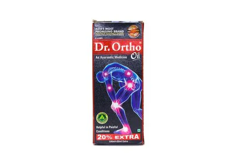 Noida , Utter pardesh , India - october 19 2021 , dr ortho oil , A picture of Stock Photos