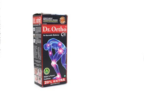 Noida , Utter pardesh , India - october 19 2021 , dr ortho oil , A picture of Stock Photos