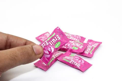 Noida , Utter pardesh , india - october 18 2021 , Chewing Gum , A picture of  Stock Photos