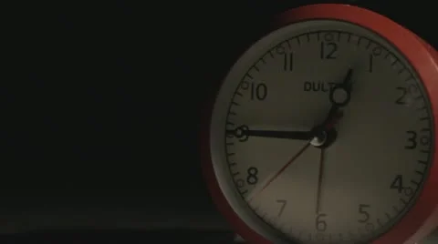Noir Broken Clock Stock Footage 11366459