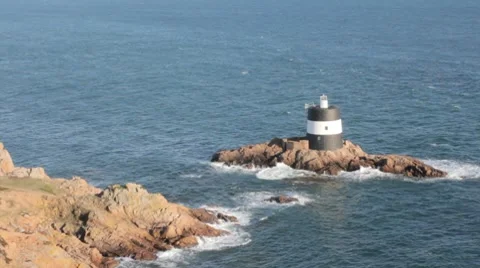 Noirment point, Jersey Video stock 8601343