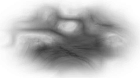Noise black and white source animation liquid smoke shapes on white background Stock Footage 100547173