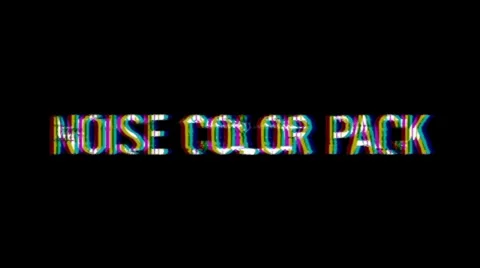 Noise Color Pack Stock After Effects
