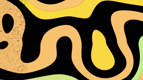 Noise Colored Waves Flowing Flickering Abstract Motion Background Stock Footage 88302773