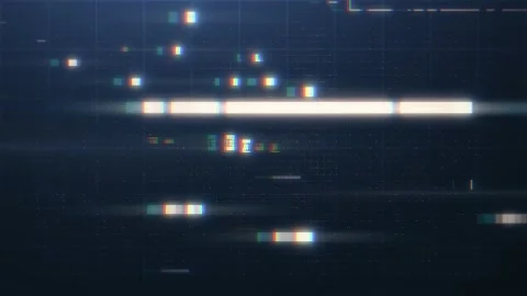 Noise Digital Grid, Cyber Security Glitch Interface, Motion Background Stock Footage 327669262