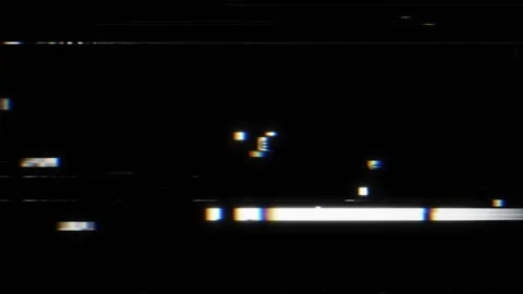 Noise Distortion Glitch Screen Effect, Retro Futuristic Noise Screen Texture Stock Footage 289720280