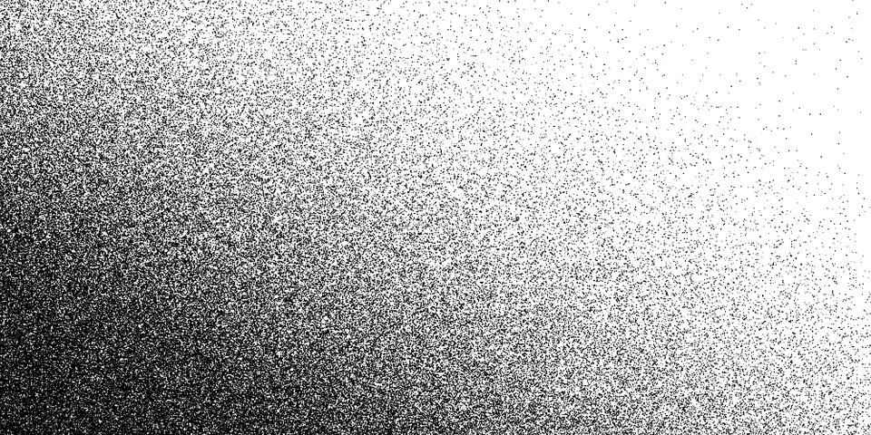 Noise dot grain background. Vector dotwork pattern Stock Illustration